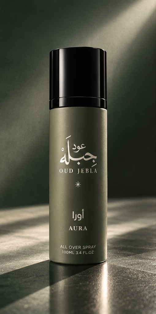OUD JEBLA أورا – AURA All Over Spray 100ml black cap